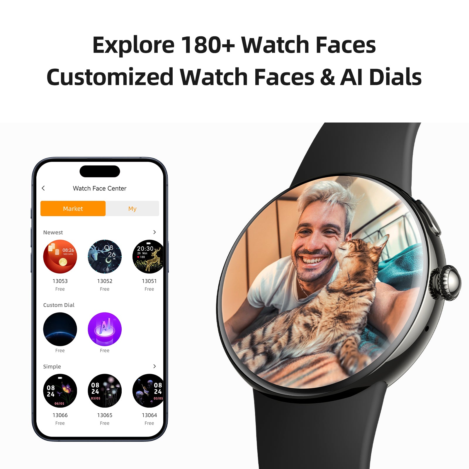Parsonver Smart Watch for Women, 43mm AMOLED Always-On Display, Answer/Make Calls & Chat AI, 2 Quick-Release Bands, Fitness Watch with Heart Rate/Sleep Monitor, Built-In 120+ Sports, Champagne Gold