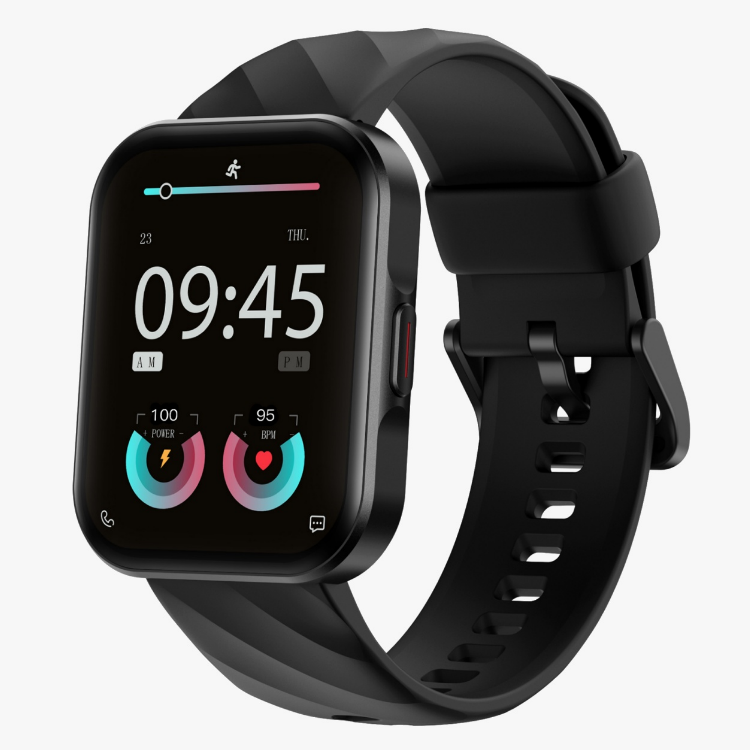 Grand écran HD de 1,91 pouces, montre intelligente pour le suivi de la santé et du sport, prise en charge des appels Bluetooth, FIFIX1