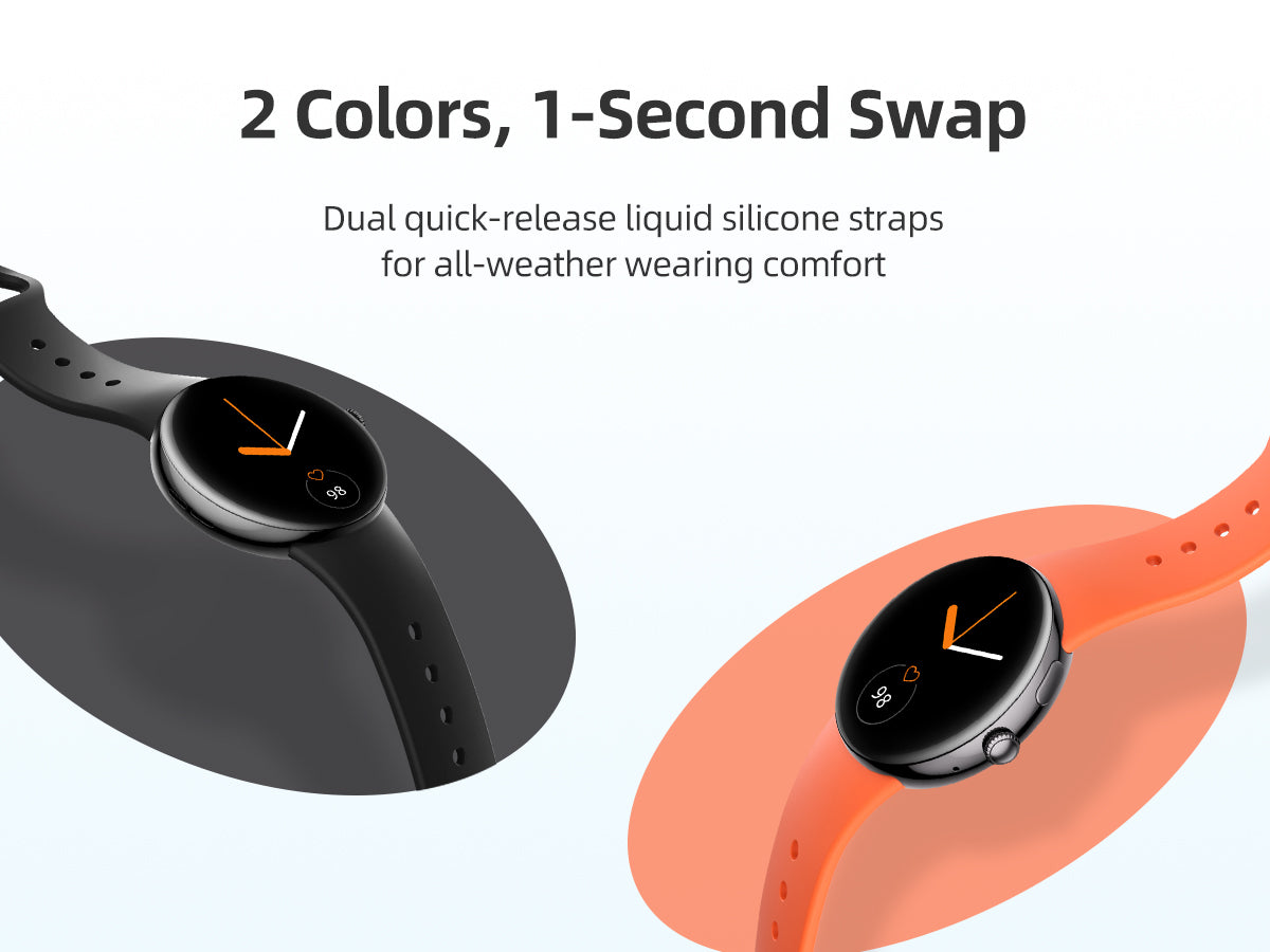 Parsonver Smart Watch for Women, 43mm AMOLED Always-On Display, Answer/Make Calls & Chat AI, 2 Quick-Release Bands, Fitness Watch with Heart Rate/Sleep Monitor, Built-In 120+ Sports, Champagne Gold